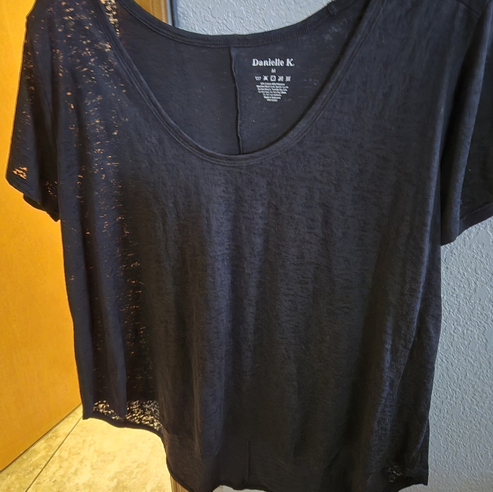 Daniel K, M black blouse